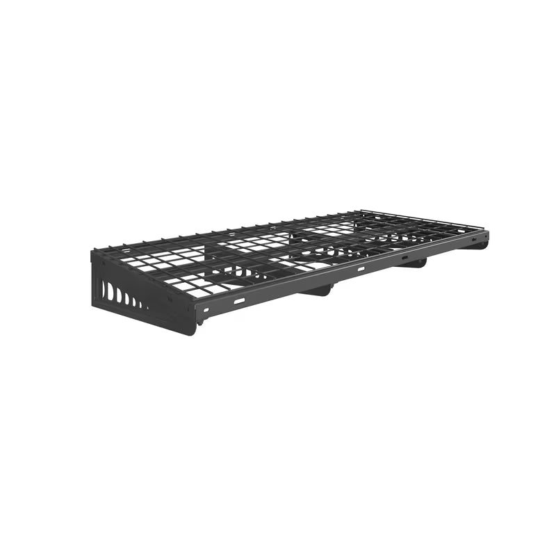 Fleximounts Max Series Heavy Duty Wall Mounted Shelving 1 Pack Black 40"×16"
