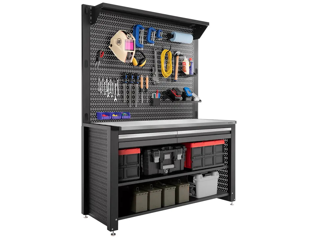 NewAge Products Pro Series 62 in. Workstation with 30 PC Accessory Kit SKU 49532
