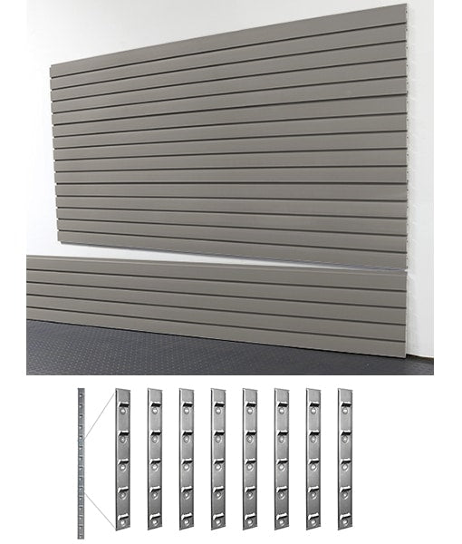 storeWALL 8′ Heavy Duty Slatwall (4pcs) + Installstrips