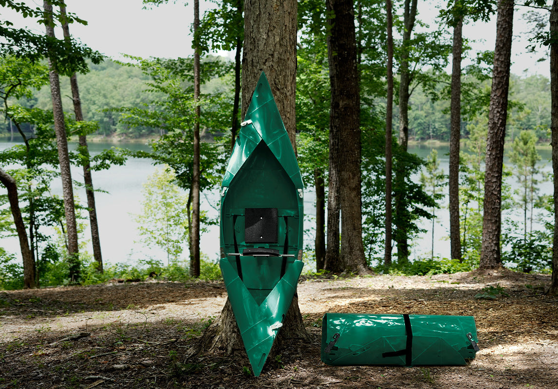 Tucktec Foldable Kayak| Origami - 2 minute assembly | Folding Portable Kayak 8 foot Jr.