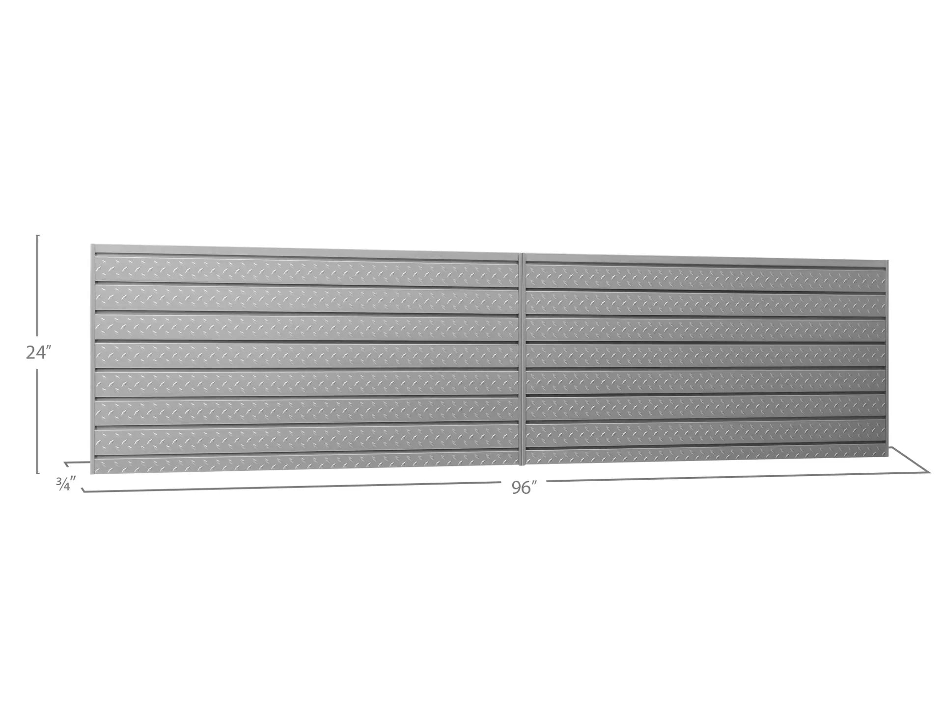 NewAge Products Pro Series 16 sq. ft. Steel Slatwall