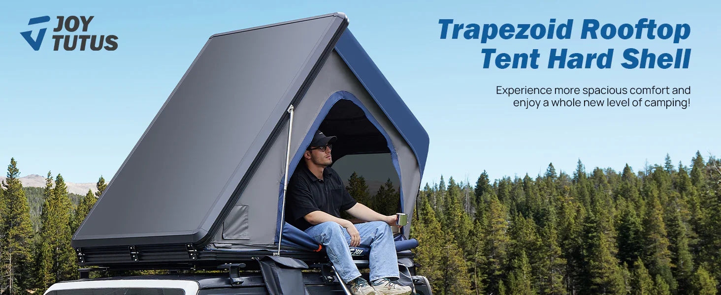 JOYTUTUS Overland Aluminum Hard Shell Rooftop Tent