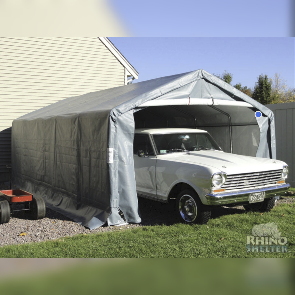 Rhino Shelter 12’W x 20’L x 8’H – House Style