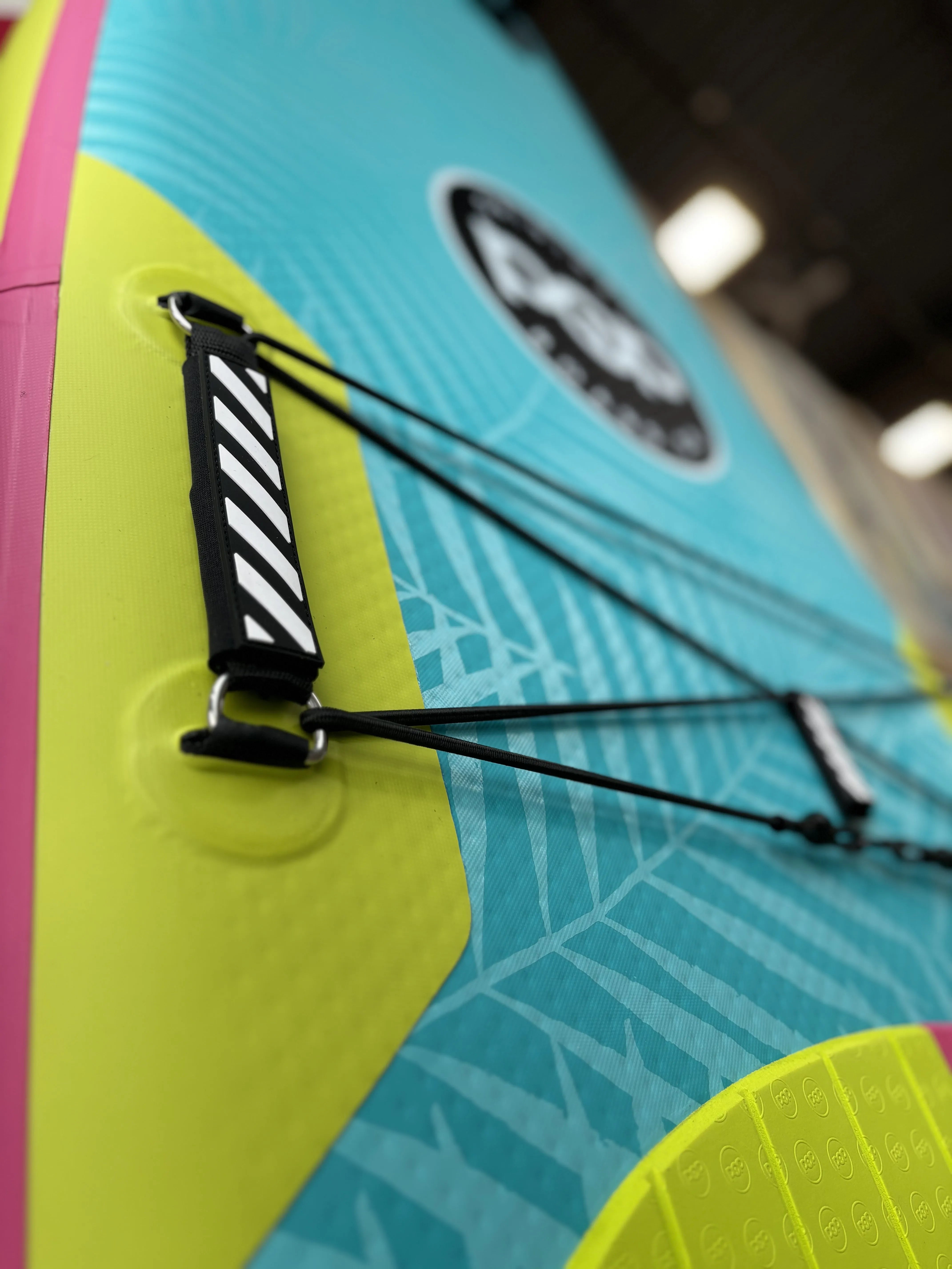 11'0" Yacht Hopper Inflatable Touring SUP - Turq/Neon/Pink
