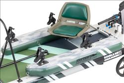 The FS1210 FishSUP™ Inflatable Fishing Stand-Up Paddleboard - Swivel Seat Fishing Rig Package