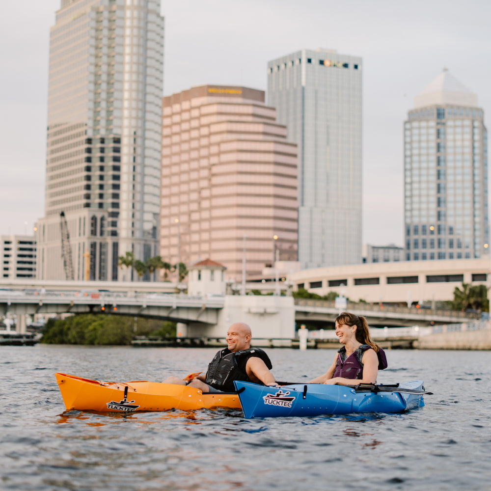 Spring Blowout! Tucktec Pro Folding Kayak | Hard-Shell | 2-minute Set-up | Foldable, Portable Kayak
