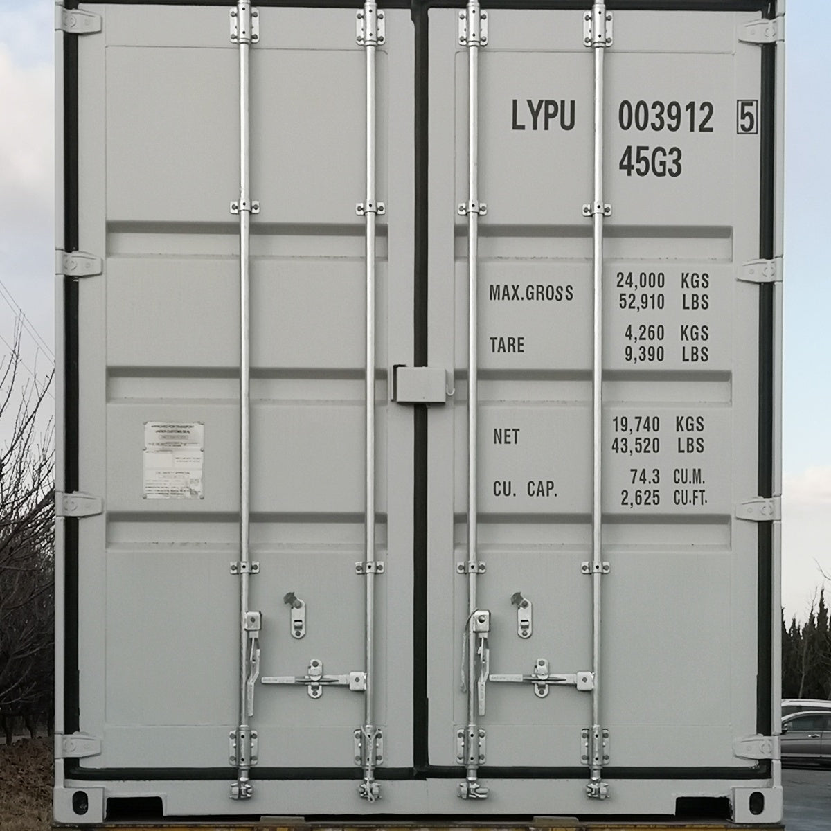 40ft High Cube Two Multi Doors Container
