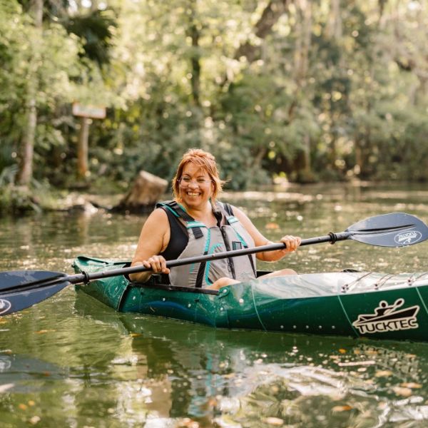 Spring Blowout! Tucktec Pro Folding Kayak | Hard-Shell | 2-minute Set-up | Foldable, Portable Kayak