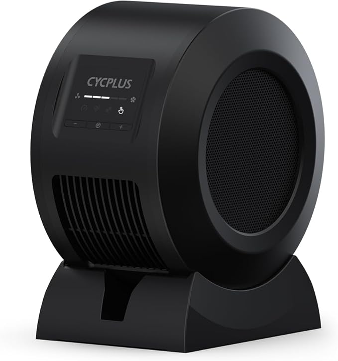 cycplusのファン CYCPLUS Smart Indoor Cycling Fan, BLDC Motor Drive, 5 Speed Modes with