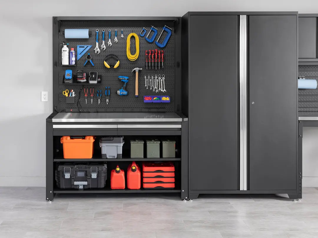 NewAge Products Pro Series 62 in. Workstation with 30 PC Accessory Kit  SKU 49532