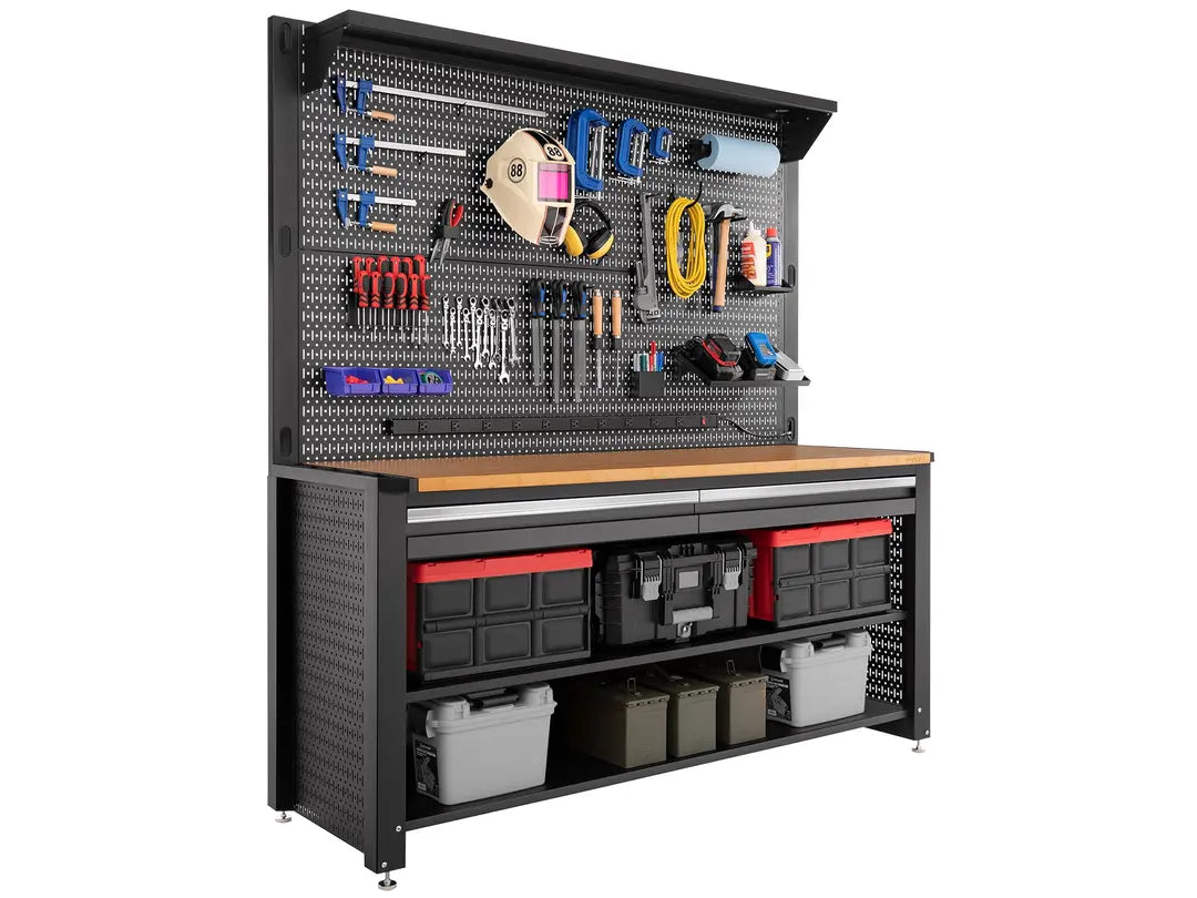 NewAge Products Pro Series 78 in. Workstation with 30 PC Accessory Kit