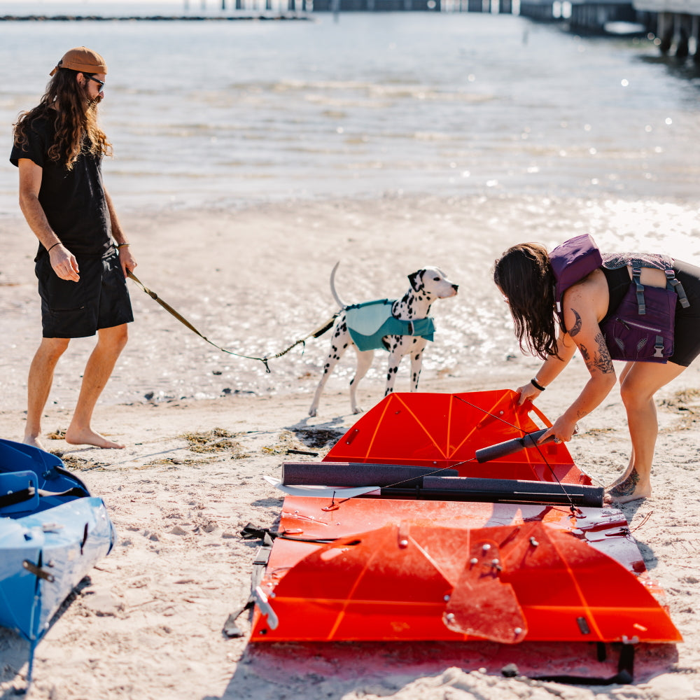 Spring Blowout! Tucktec Pro Folding Kayak | Hard-Shell | 2-minute Set-up | Foldable, Portable Kayak