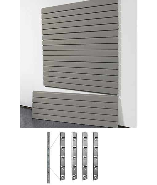 storeWALL 4′ Heavy Duty Slatwall (4pcs) + Installstrips