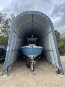 Rhino Shelter 14’W x 36’L x 15’H-(RV/Boat Garage)