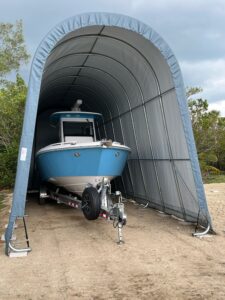 Rhino Shelter 14’W x 36’L x 15’H-(RV/Boat Garage)