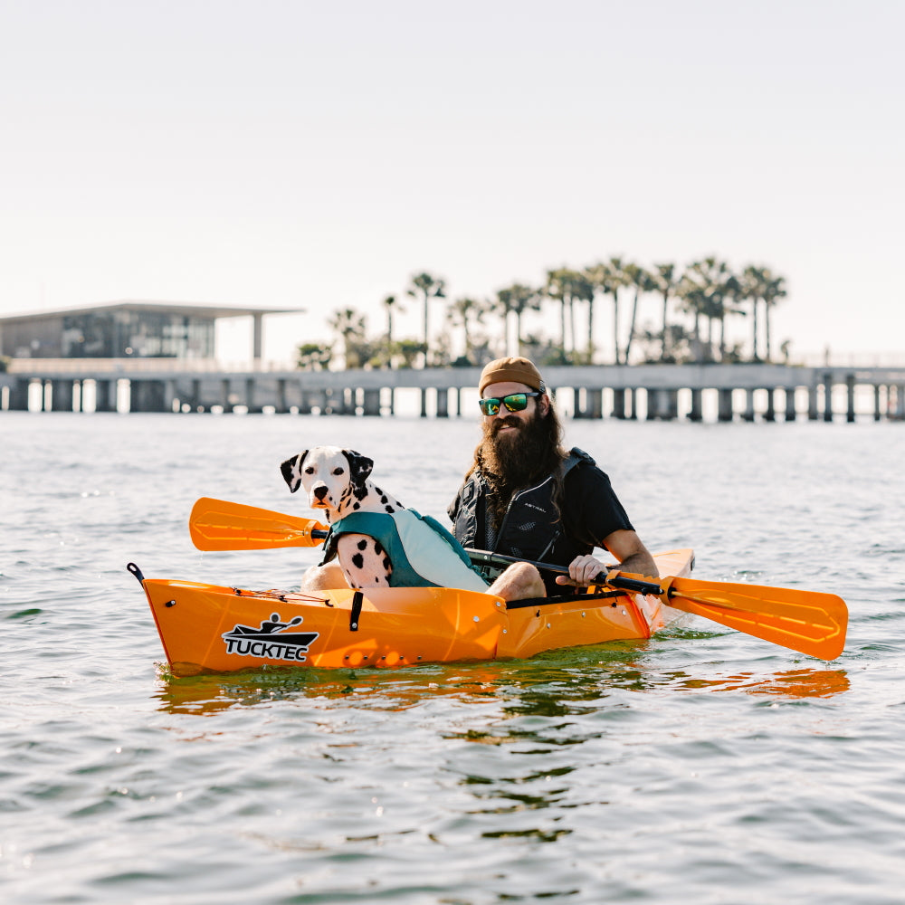 Spring Blowout! Tucktec Pro Folding Kayak | Hard-Shell | 2-minute Set-up | Foldable, Portable Kayak