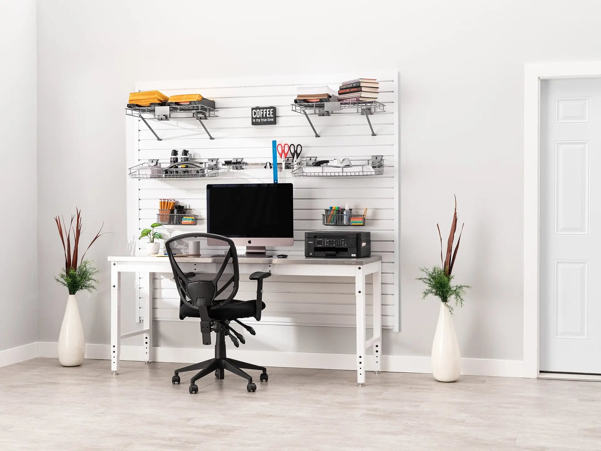 NewAge Products 40 sq. ft. PVC Slatwall