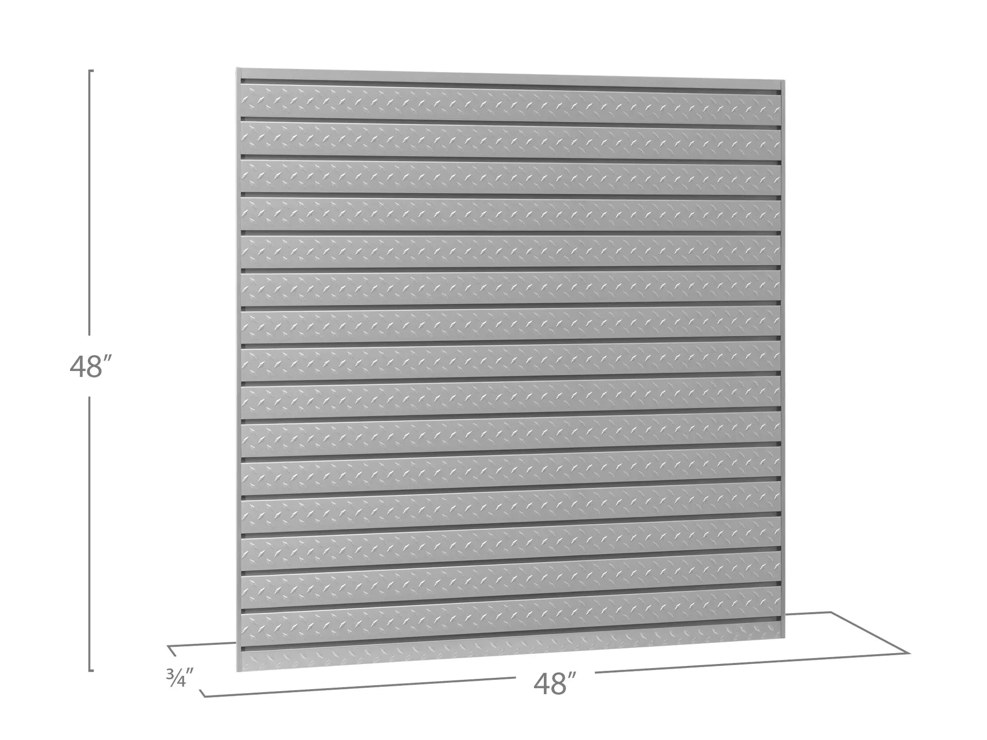 NewAge Products Pro Series 16 sq. ft. Steel Slatwall