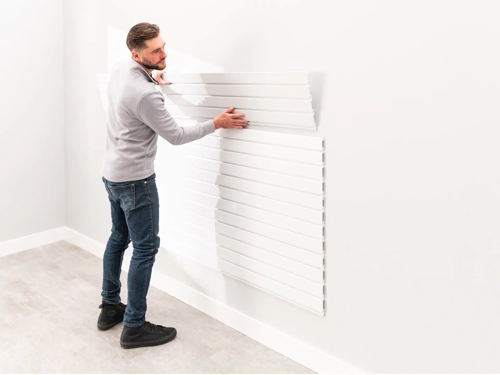 NewAge Products 40 sq. ft. PVC Slatwall