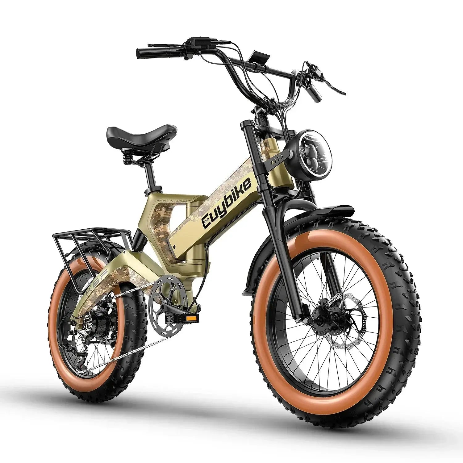 Ebike K6F 1000W 48V 25AH 20-inch mountain city adult electric bicycle