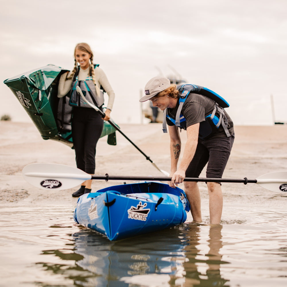 Spring Blowout! Tucktec Pro Folding Kayak | Hard-Shell | 2-minute Set-up | Foldable, Portable Kayak