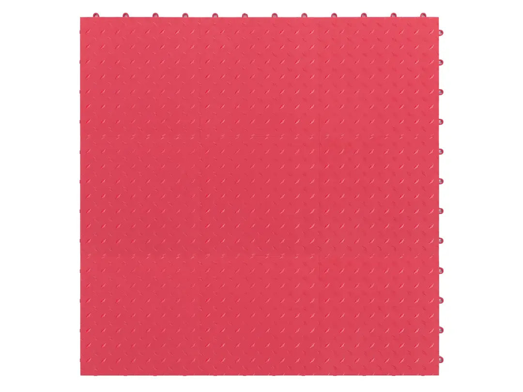 NewAge Products Diamond Pattern Polypropylene Garage Flooring Tiles 600 sq. ft. Flooring Bundle