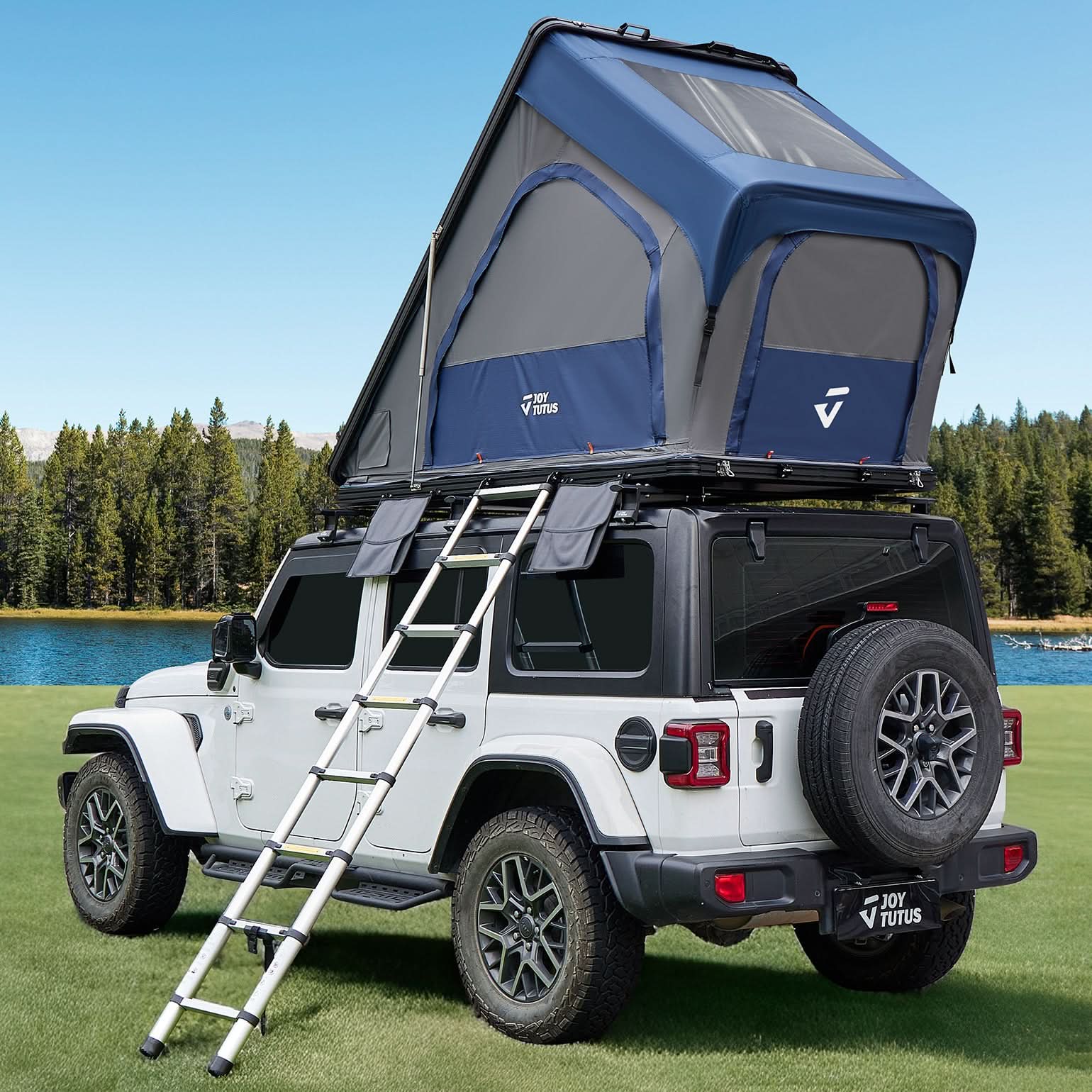 JOYTUTUS Overland Aluminum Hard Shell Rooftop Tent