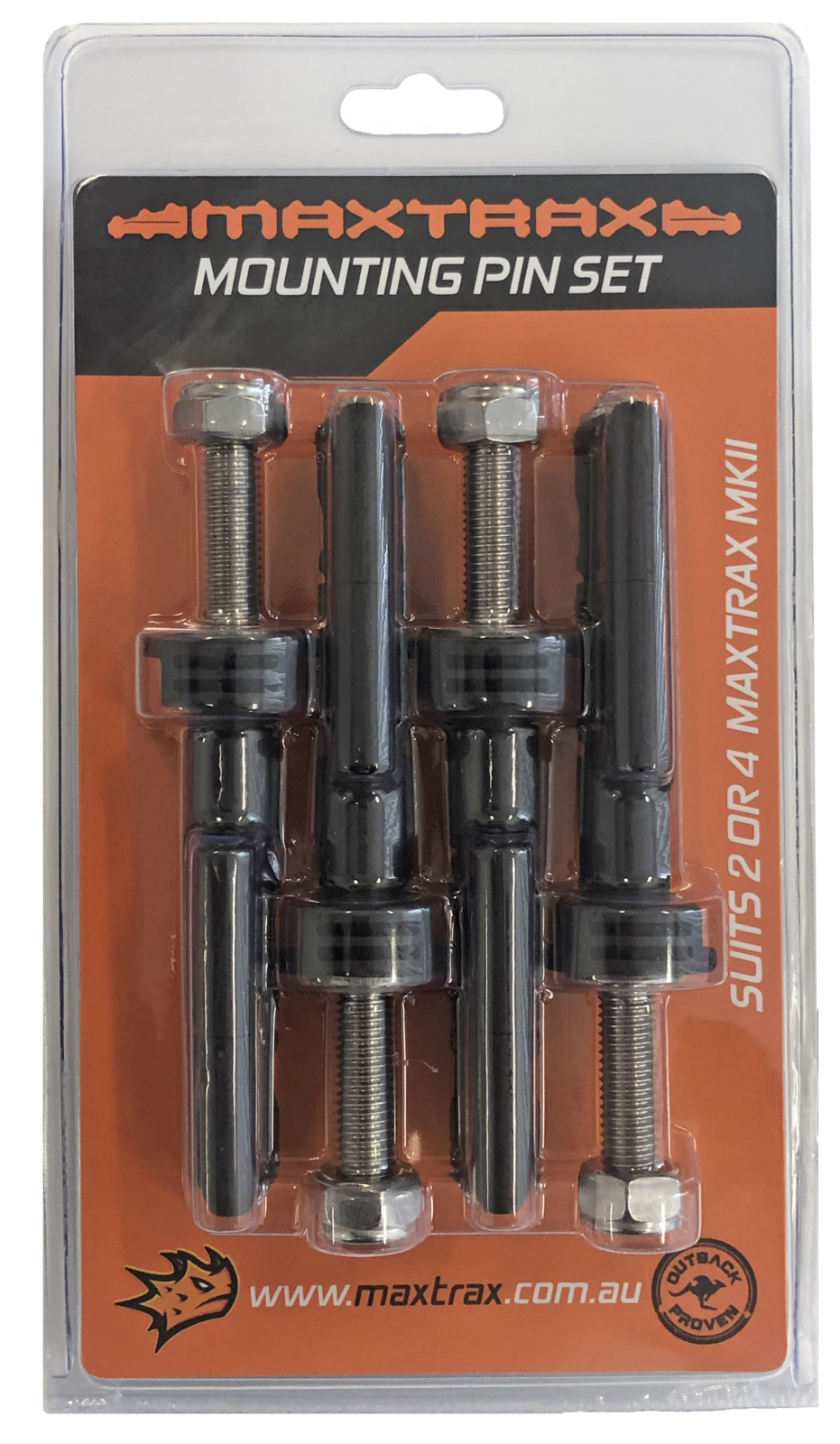 MAXTRAX Mounting Pin Set - MKII 40mm